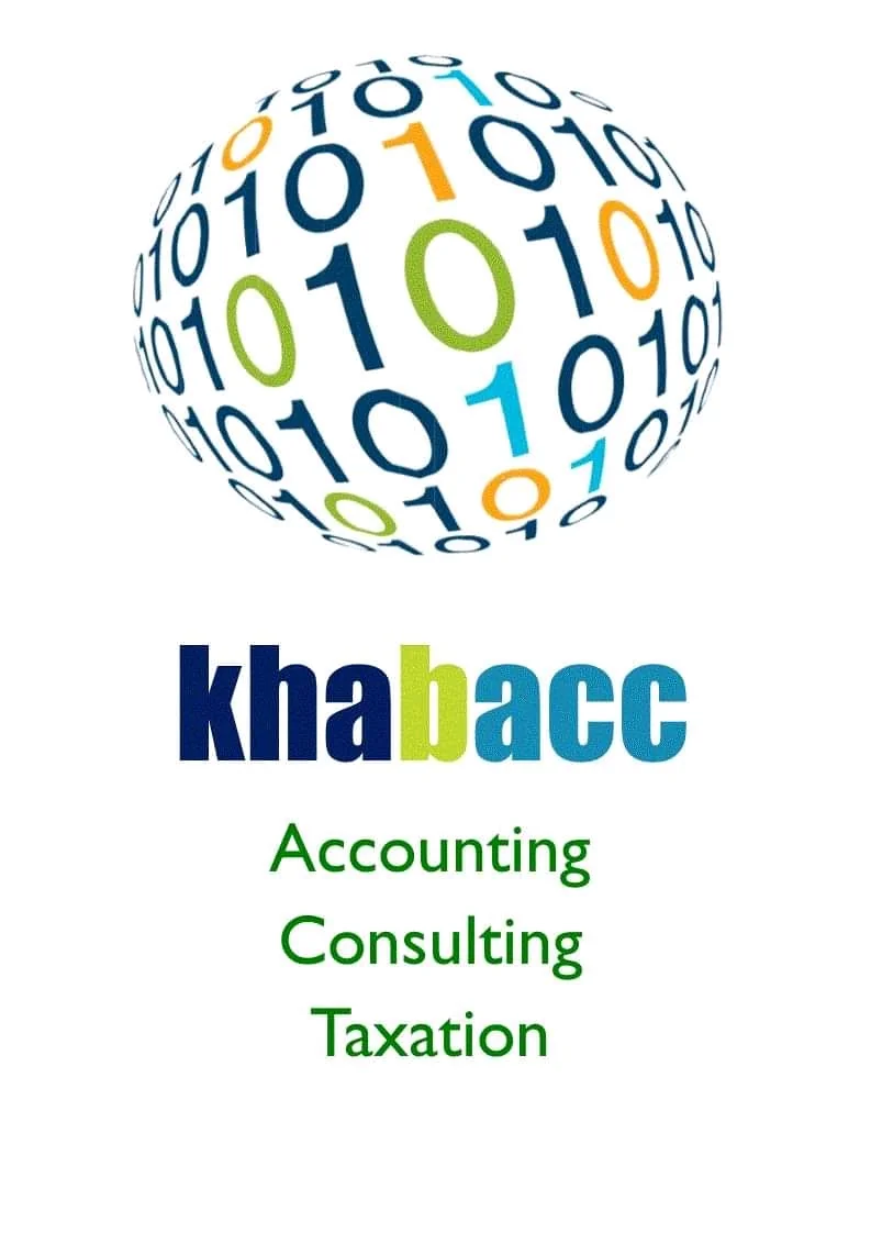 Professional accountant reviewing financial documents in a modern office setting